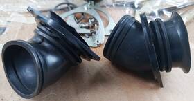 14073-1061 Kawasaki Original Oe From 1982 Csr Kz750 M1 Airbox Rubber Boots/air Inlet Intake Duct Twin Ltd K1 K2