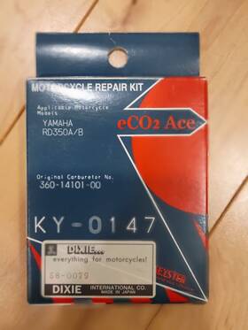 Kh-0147 Keyster Yamaha Rd350 A/b Carb Carburetor Rebuild Kit