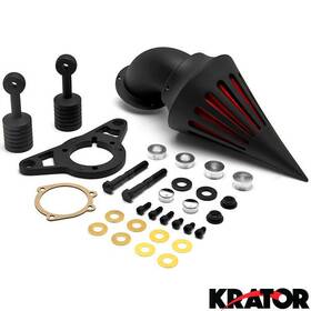 Krator 698056480053 Spike Air Cleaner Intake Filter For Harley Wide Glide Street Fat Bob Low Rider