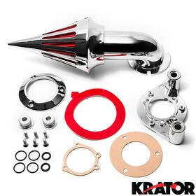 Krator 698056566993 Chrome Spike Air Cleaner Intake For 1991-2006 Harley Davidson Xl Model Sportster