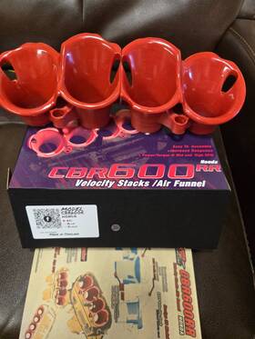 Cbr600rr13 Kspp Velocity Stack Honda Cbr600rr 2013-2020 Cbr 600 Rr Air Intake Funnel