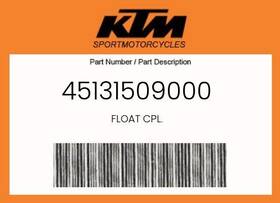 45131509000 Ktm Genuine Float Cpl. -