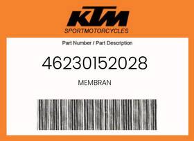 46230152028 Ktm Genuine Membran -