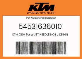 54531636010 Ktm Genuine Jet Needle Noz J Keihin -
