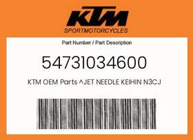 54731034600 Ktm Genuine Jet Needle Keihin N3cj -