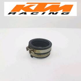 59036044000 Ktm 78036144100 2000 00-02 400 Sx Exc Intake Boot With Clamps Carburetor
