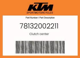 78132002211 Ktm Genuine Clutch Center -