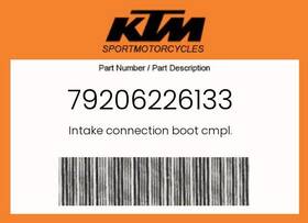 79206226133 Ktm Genuine Intake Connection Boot Cmpl. -