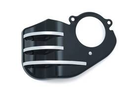 5685 Kuryakyn Jim Nasi Black Finned Signature Series Offset Servo Efi Cover
