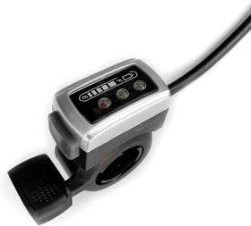 Ykb-256 L-faster Thumb Throttle For 24v/36v / 48v Bike With Power Black