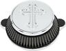 La-2396-03 La Choppers Air Cleaner Assembly For Spanish Cross Chrome