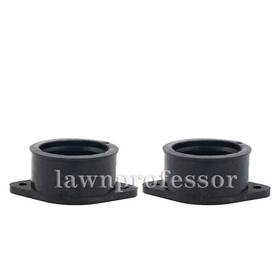 16065-1027 Lawnprofessor 160651027 16065 2pcs For Kawasaki 1980-81-83 Kz440 Carburetor Insulator Intake Boots