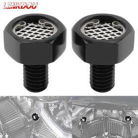 Lenkdou 09001-0017b-fm Head Breather Bolts Kit For Harley Evo Big Twin Dyna Touring Sportster Choppers