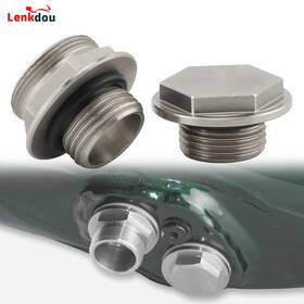 12002-0015s-fma Lenkdou Fuel Tank Carb Conversion Fitting Kit For Harley Flh Flt With 22mm Valve 1995-2001