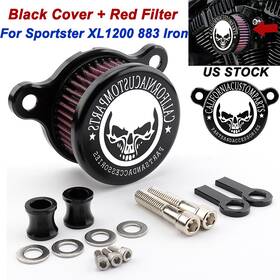 Mp09-001-0008bb-7le Lenkdou For Harley Cnc Air Cleaner Intake Filters System Sportster Xl883 1200 Iron 48 72