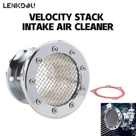 Mp09-001-0009cid Lenkdou Velocity Stack Air Cleaner Intake Filter Chrome For Harley Sportster 883 Softail