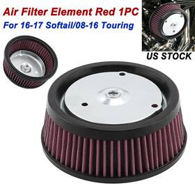 Mp09-001-0012r-le Lenkdou Air Filter Element For Harley Softail Touring Electra Road Street Glide 08-16