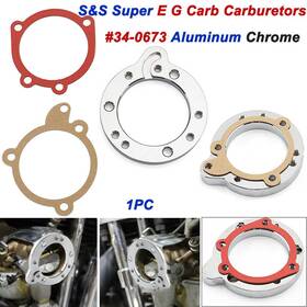 Mp09-001-0014cim Lenkdou Cv Air Filter Cleaner Adapter Plate For Harley S&s Super E G Carb Carburetors