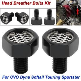 Mp09-001-0017bleus Lenkdou Aluminum Head Breather Bolts Kit For Harley Cvo Sportster Dyna Touring Black Mp09-001-0017bleus Lenkdou Aluminum Head Breather Bolts Kit For Harley Cvo Sportster Dyna Touring Black