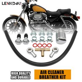 Mp09-001-0019b-dt Lenkdou Air Cleaner Breather Kit 84306 For Harley 1991-2022 Sportster Xl Cylinder Head