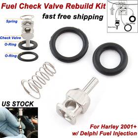 Mp10-005-0004bdt Lenkdou Fuel Check Valve Rebuild Kit O-ring Spring For Harley Touring Sportster 2001