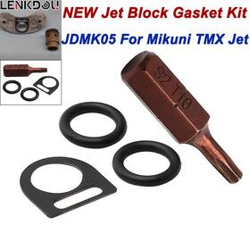 Mp10-011-0003bl1 Lenkdou Steel Rubber Jdmk05 Jet Jetting Block Gasket Kit For Mikuni Tmx