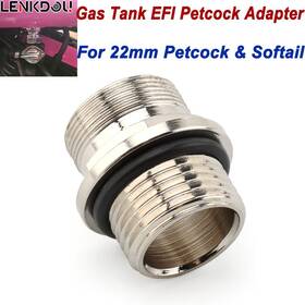 Mp12-002-0004cl1 Lenkdou New Gas Tank Efi Petcock Adapter For Harley Fxst Softail Fuel Injected