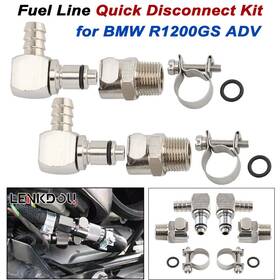 Mp12-004-0002s-blmt Lenkdou For Bmw 5/16 Gas Tank Fuel Line Hose Quick Release Disconnect Coupling Kit Brass