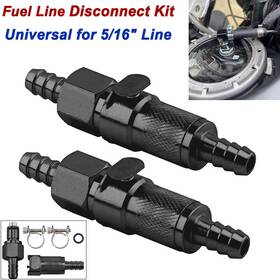 Mp12-004-0012b-dx2leus Lenkdou 2 Set 5/16 Inch Gas Tank Fuel In-line Hose Metal Quick Disconnect Coupling For Bmw