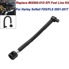 Mp12-004-0034bl1 Lenkdou Black Efi Fuel Gas Line 62900-01d For Harley Touring 2007 Softail 2001-2017 Flst