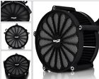 M-.bk-2001 M Bk-2001 Dna Super Spoke Air Cleaner In Black Billet For Harley Davidson