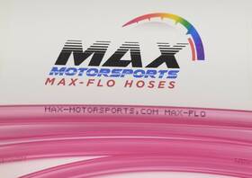 Max-flo Max-3ft4mm 4.8mm-reppink Custom Kit - Replica Pink Carb Vent Hose 3ftft X 4mm Id And 4.8mm
