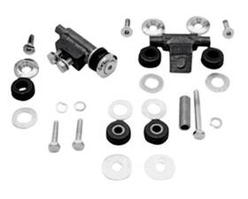 80637 Mid Usa Flatside Fat Bob Gas Tank Mounting Kit 1984-1999 Softail Models