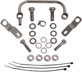 84343 Mid Usa Chrome Engine Breather Kit Harley Big Twin Evolution And Cam Engines 1993-17