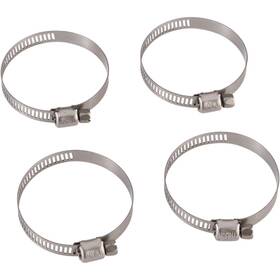 Moose 2402-0168 Gear Drive Stainless Steel Hose Clamps 4-pk 8-22mm