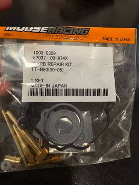 1003-0329 Moose Racing 2000-2005 Yamaha Tt-r90 Carburetor Repair Kit #