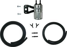 85714 Moroso Air Oil Separator For Twin Cams With Stock Cleaner Black
