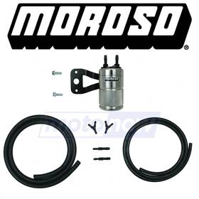 Moroso Mn/2cf0 Air/oil Separator For Twin Cams With V&h Vo2 Air Cleaner Ob