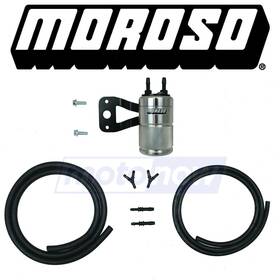5012 Moroso Mn/5012 Air/oil Separator For Twin Cams With Stock Air Cleaner 2004-2006 Ci