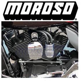 Moroso Mn/9mbd Air/oil Separator For Twin Cams With Stock Air Cleaner 2010-2014 Xe