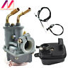 Mot415944 Timunr Carburetor And Throttle Cable For Yamaha Air Filter Box