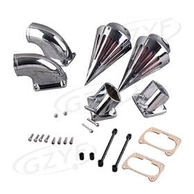 Tube-10yf003 Motorshop168 Chrome Motorcycle Air Cleaner Intake Filter Kit Fit Suzuki Boulevard M109r