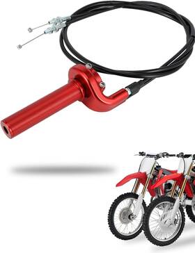N16140222 Nacore Dirt Bike Throttle Tube Assembly Cable For Crf250r/250x/450x 2004-2014 Red