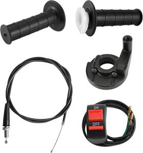 Ttk-021 Oamce Mini Bike Throttle Assembly - 7/8ftft 22mm Handlebar Housing Black