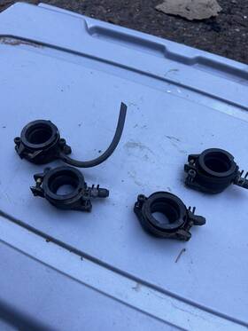 33m-13586-01-00 Oemparts Set Of 4 Yamaha Intake Manifold Carb Boots Yx600 Radian 600 With Hardware