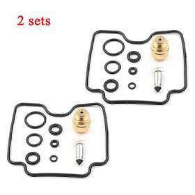 Oneclubaa 550737333082 2 Sets For Yamaha Xvs1100 V-star Vstar 99-06 Lower Bowl Carburetor Rebuild Kit