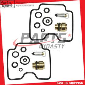 Parts Dynasty 603334466271 Lower Bowl Carburetor Rebuild Kit Fit Yamaha Xvs1100 V-star 1999-2006 2 Sets