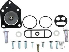 0705-0443 Parts Unlimited Fuel Tap Rebuild Kits Black Silver