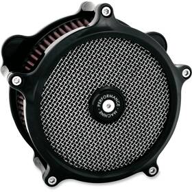 0206-2165-b Performance Machine Super Gas Air Cleaner Kit - Black