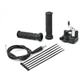 Pucky 789458864425 New 7/8ftft 22mm Thumb Throttle Cable Accelerator Handle Black Out